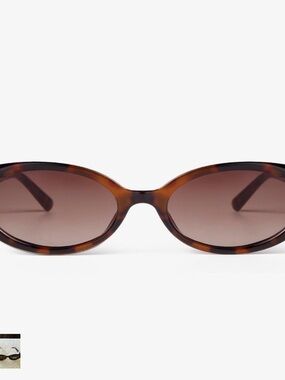 Jason Wu Tortoiseshell Slim Oval Sunglasses NWT